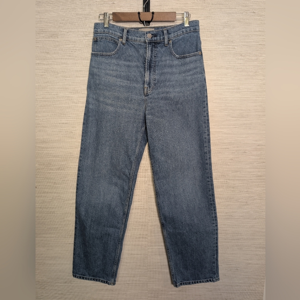 Everlane Way High Jean 29 Long Organic Cotton Medium Was